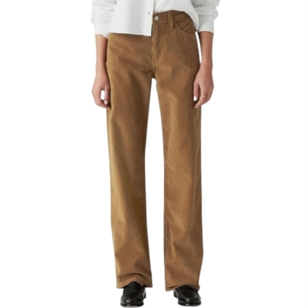 Levi's 94 Baggy Brown Corduroy Pants. Women's 25 X 31. NWOT academia school